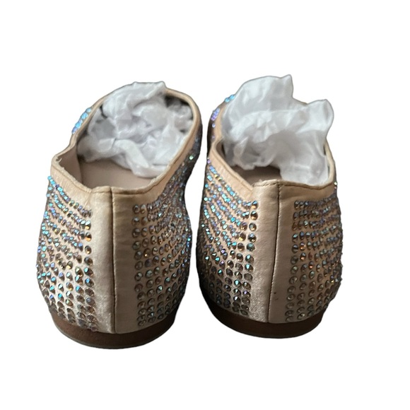 Steve Madden Gold Rhinestone Flats - Picture 4 of 8